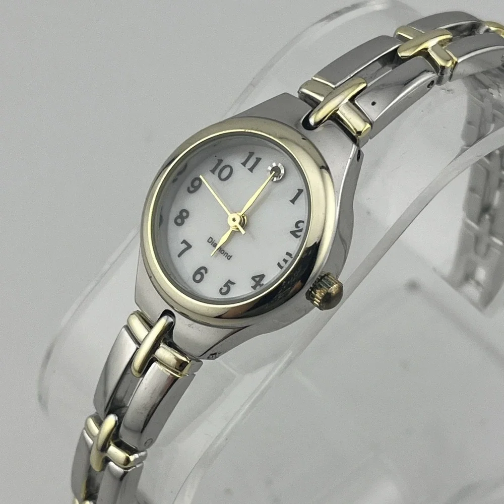 Diamond Accent Women's Watch 23mm Case Two Tone 7